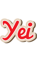 Yei chocolate logo