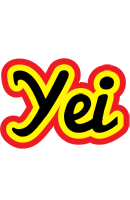 Yei flaming logo