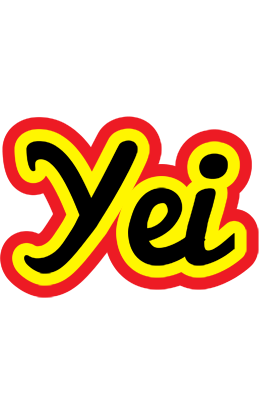 Yei flaming logo