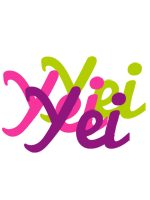 Yei flowers logo