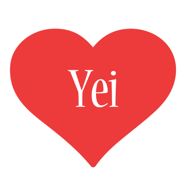 Yei love logo
