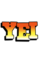 Yei sunset logo