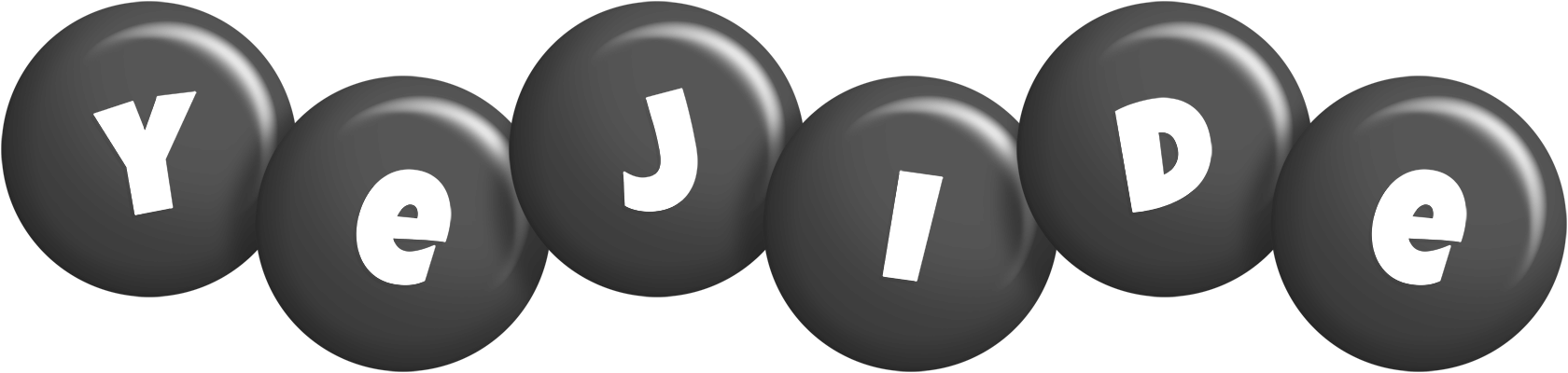 Yejide candy-black logo