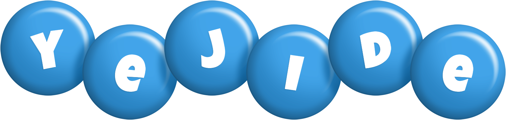 Yejide candy-blue logo