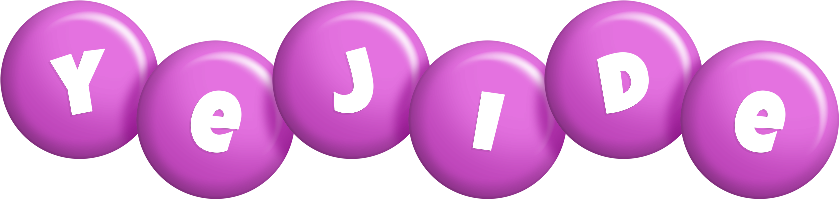 Yejide candy-purple logo