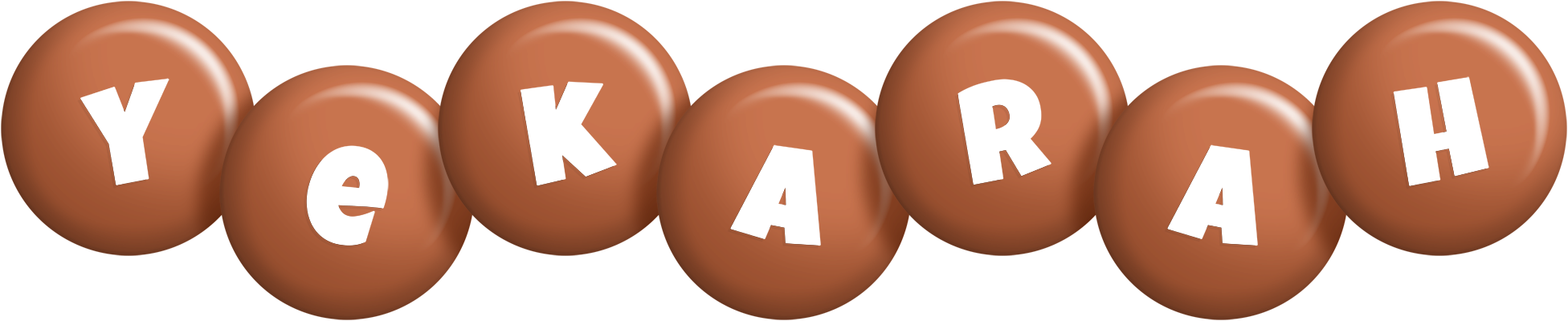 Yekarah candy-brown logo
