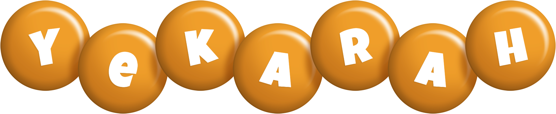 Yekarah candy-orange logo