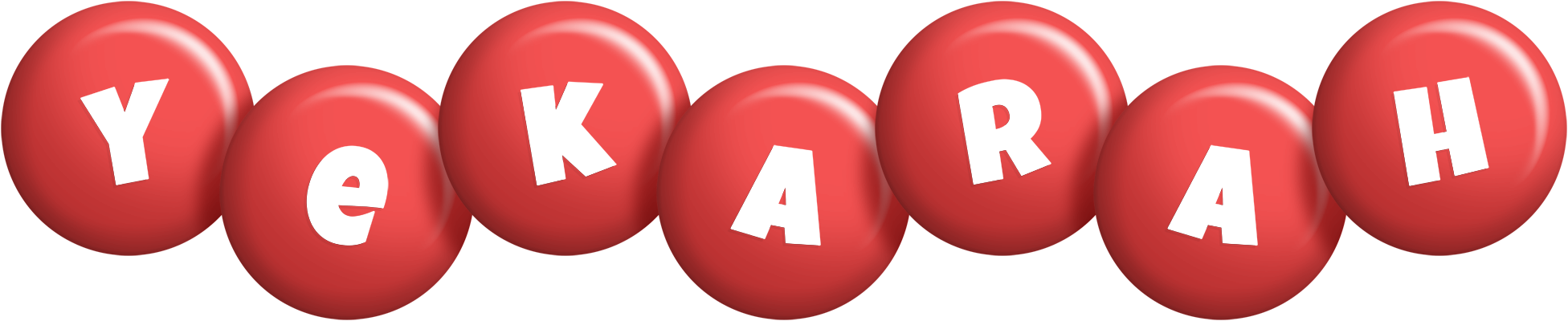 Yekarah candy-red logo