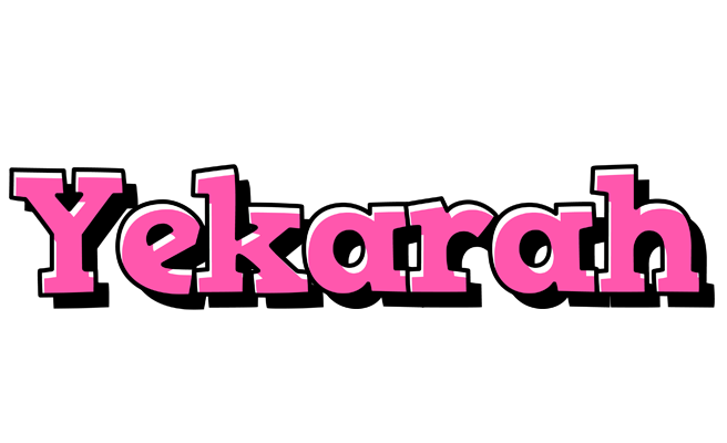 Yekarah girlish logo