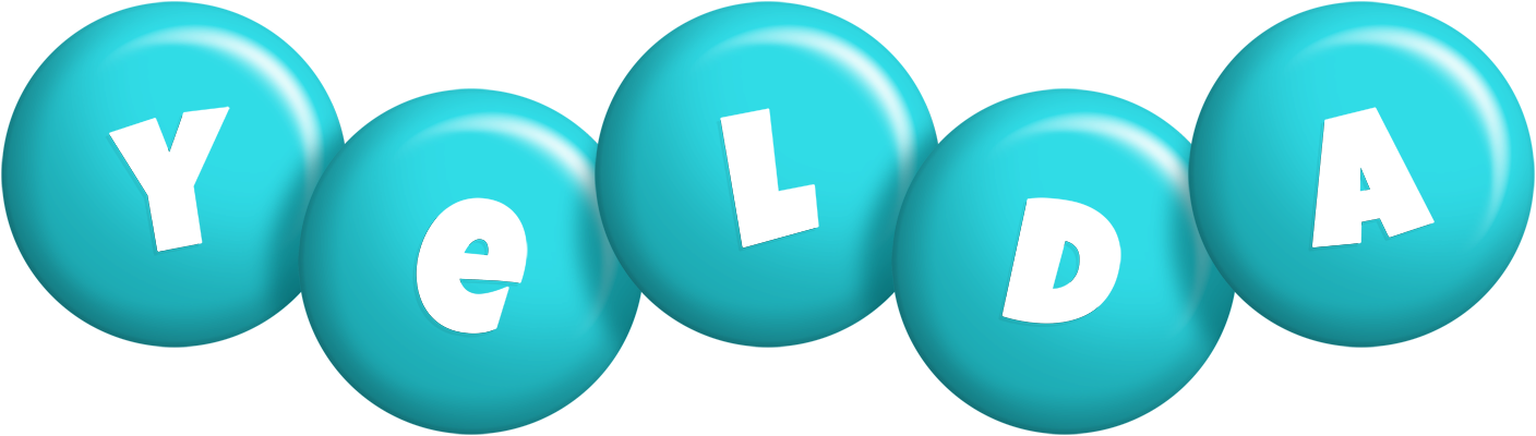 Yelda candy-azur logo