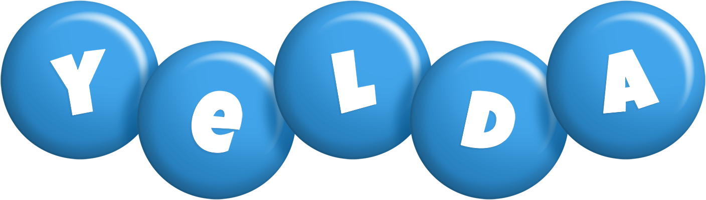 Yelda candy-blue logo