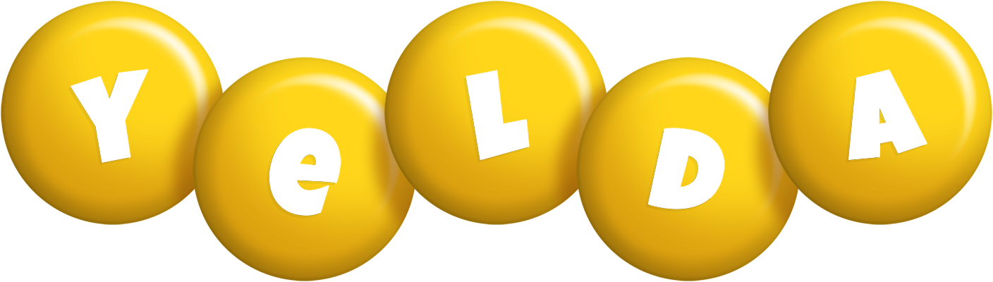 Yelda candy-yellow logo