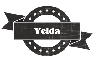 Yelda grunge logo