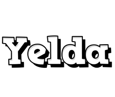 Yelda snowing logo