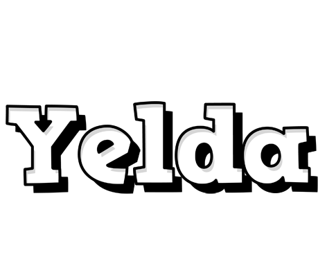 Yelda snowing logo