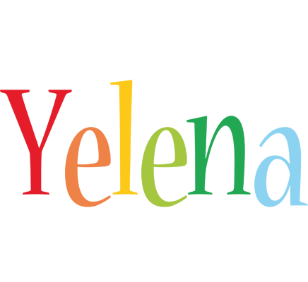 Yelena birthday logo