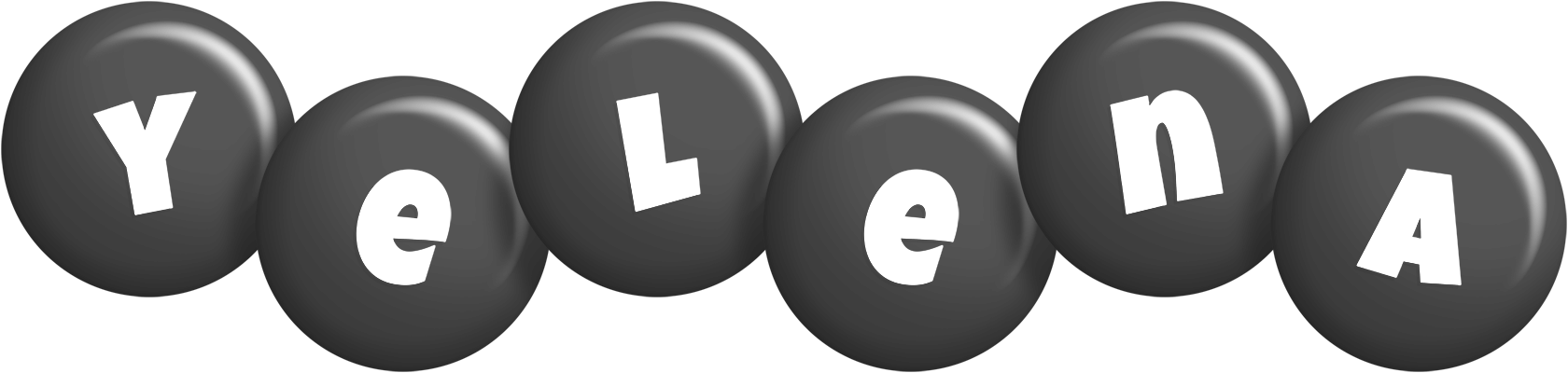 Yelena candy-black logo