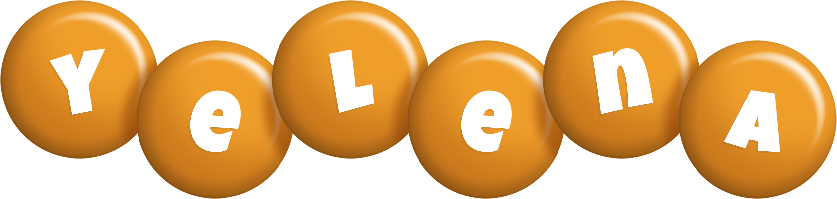 Yelena candy-orange logo