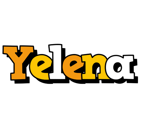Yelena cartoon logo