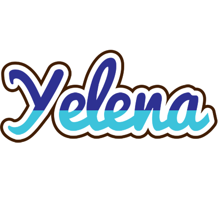 Yelena raining logo