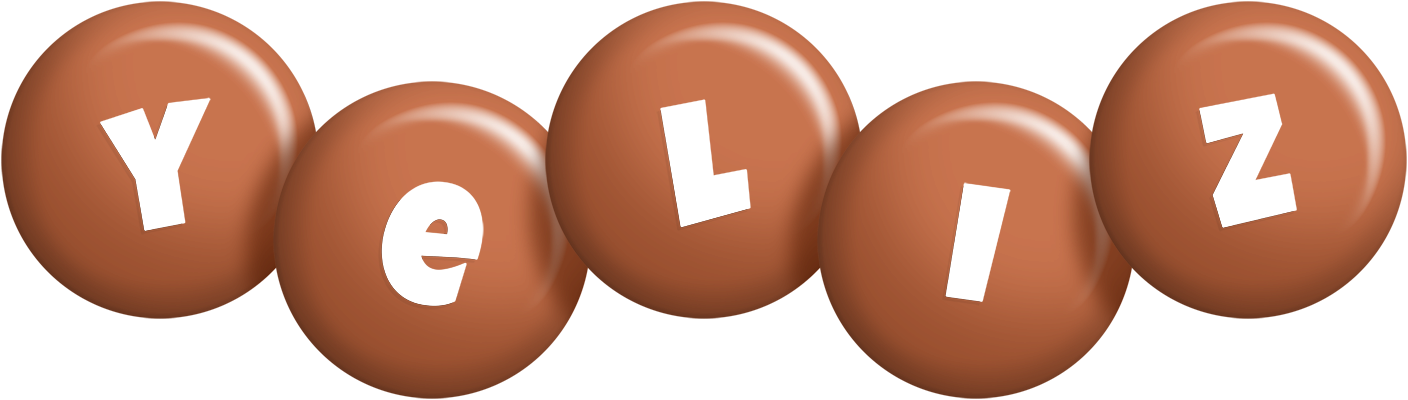 Yeliz candy-brown logo