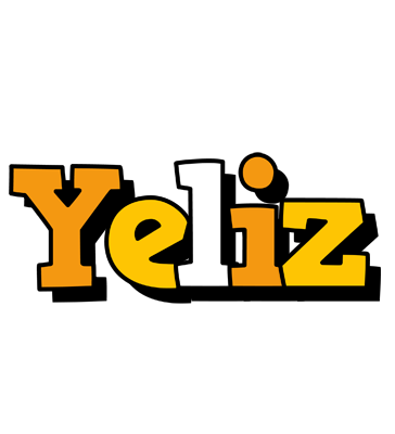 Yeliz cartoon logo