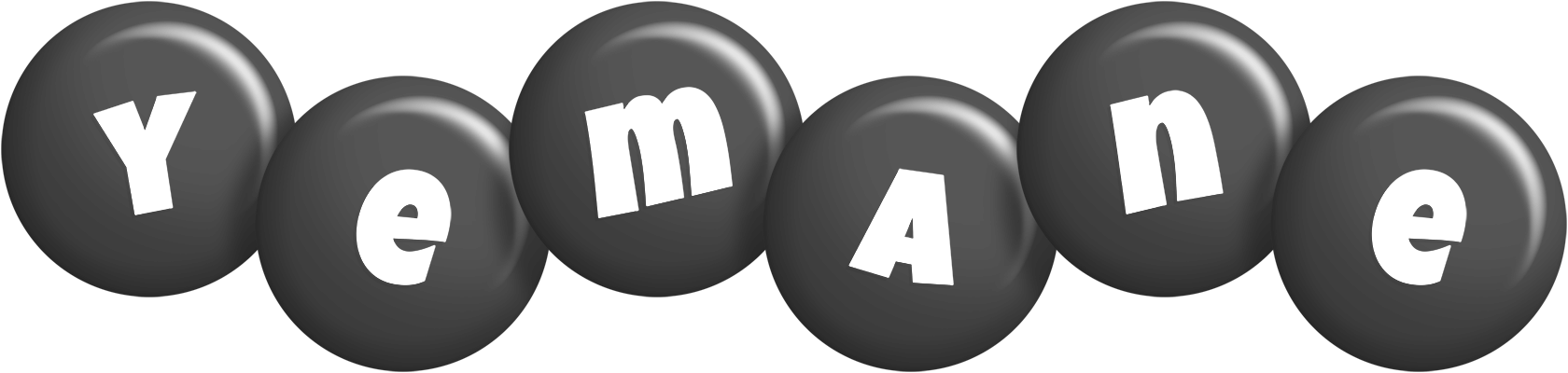 Yemane candy-black logo