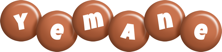 Yemane candy-brown logo