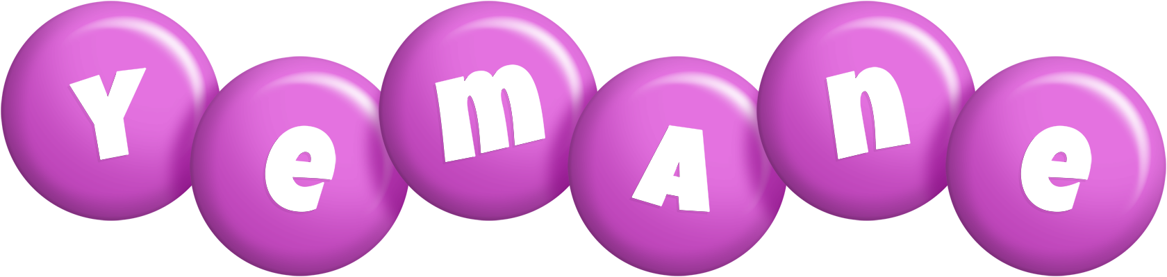 Yemane candy-purple logo