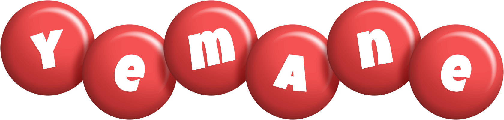 Yemane candy-red logo