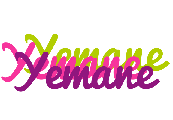 Yemane flowers logo