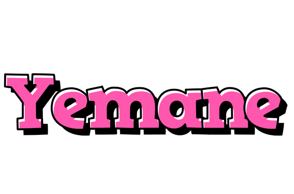 Yemane girlish logo