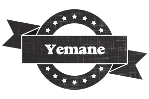 Yemane grunge logo