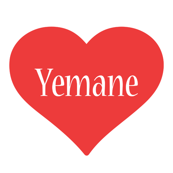 Yemane love logo