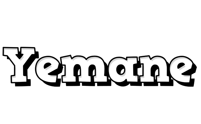 Yemane snowing logo