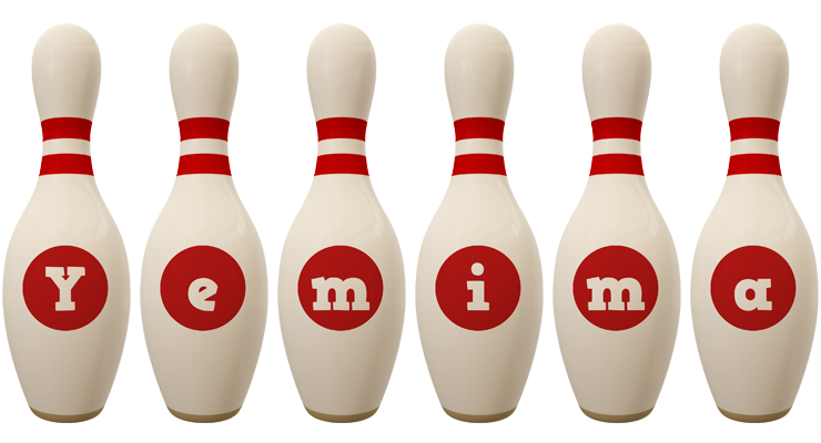 Yemima bowling-pin logo