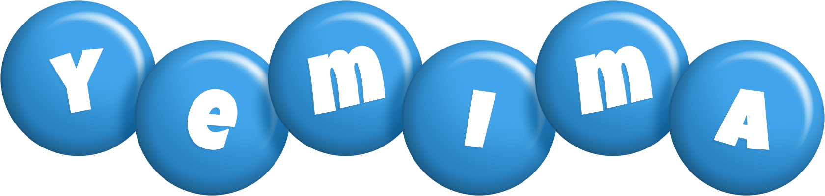 Yemima candy-blue logo