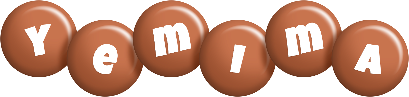 Yemima candy-brown logo