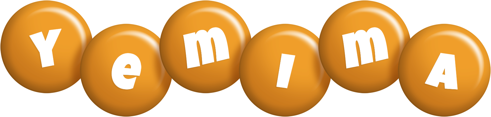 Yemima candy-orange logo