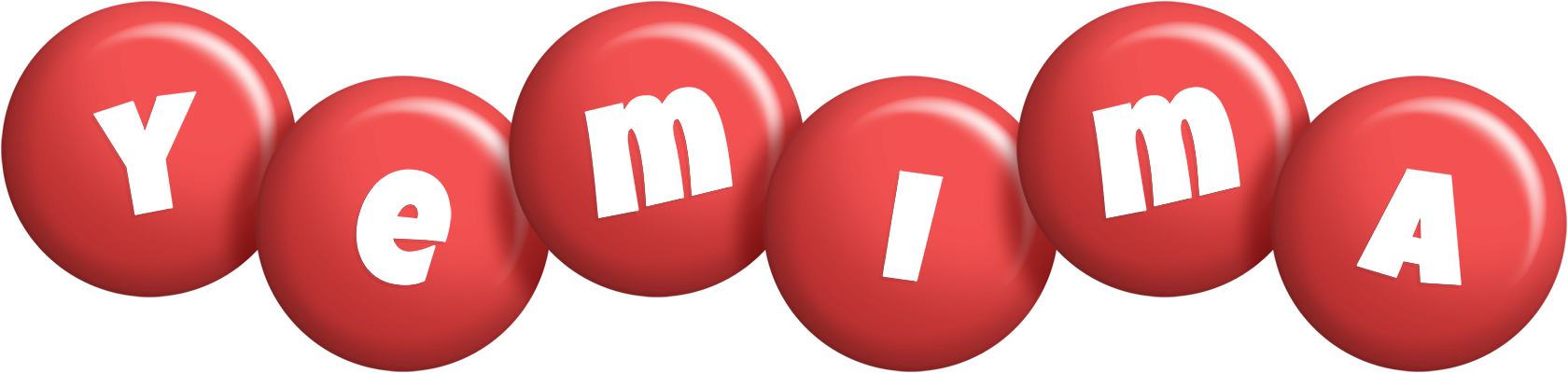 Yemima candy-red logo