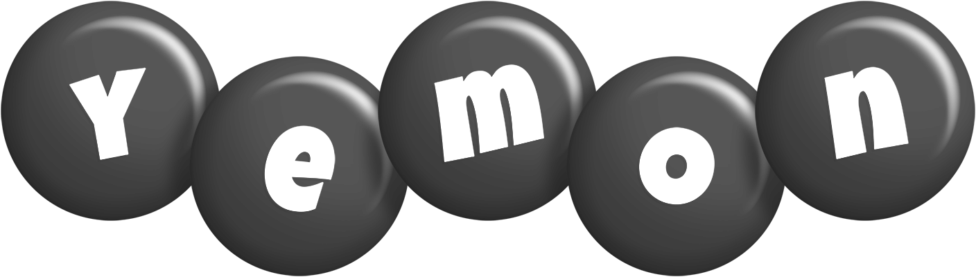 Yemon candy-black logo