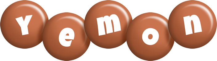 Yemon candy-brown logo