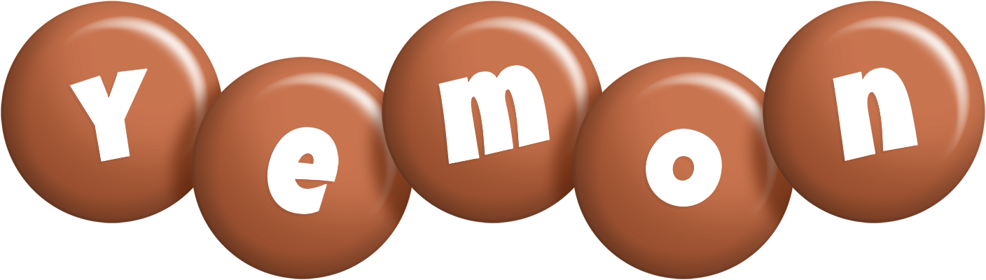 Yemon candy-brown logo