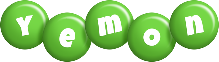 Yemon candy-green logo