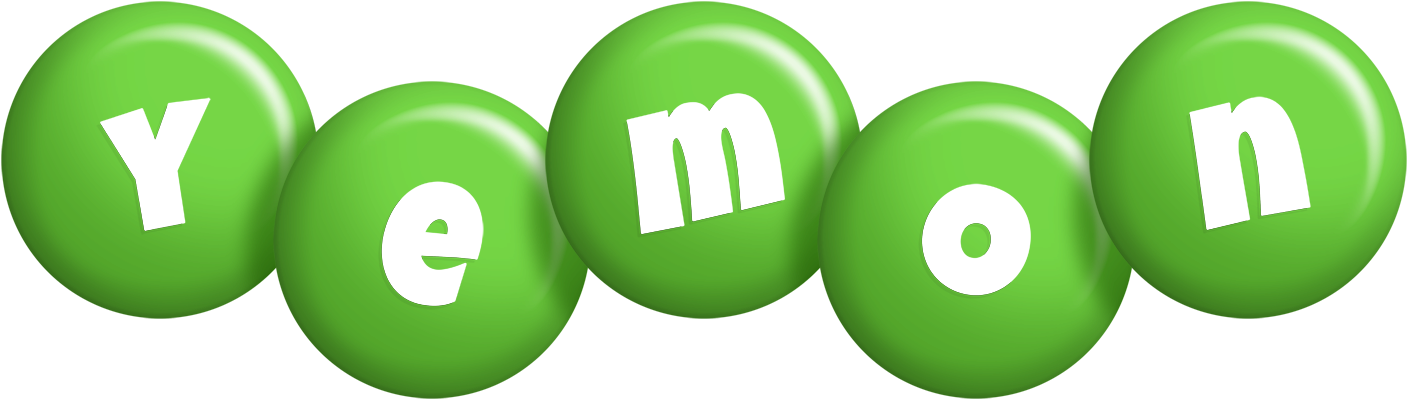 Yemon candy-green logo