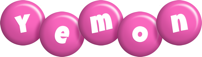 Yemon candy-pink logo