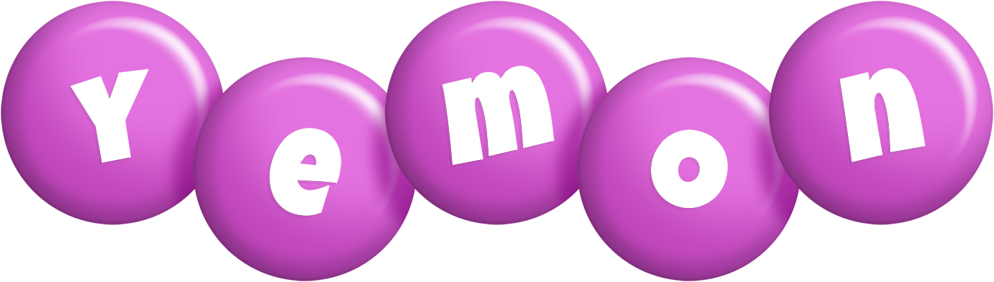 Yemon candy-purple logo