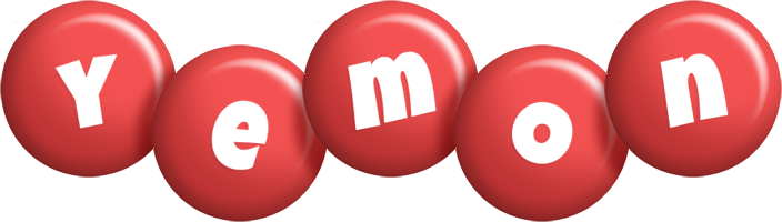 Yemon candy-red logo