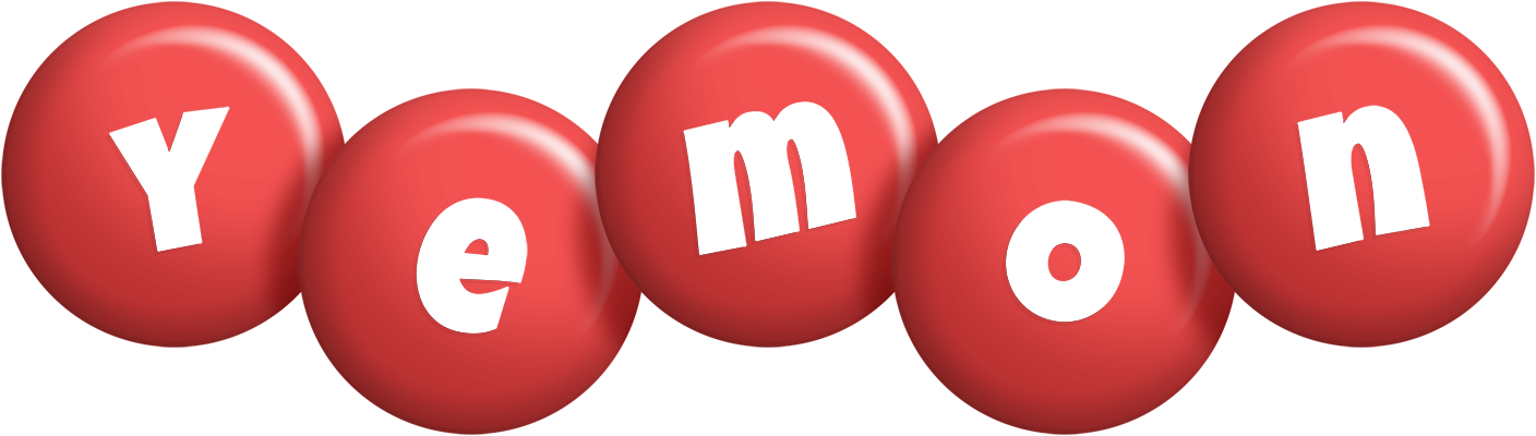 Yemon candy-red logo