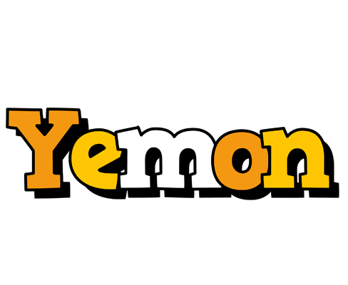 Yemon cartoon logo